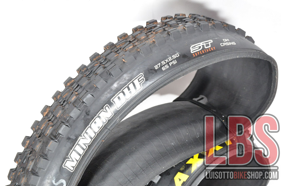 Copertone mtb enduro MAXXIS MINION DHF 27,5X2,50 65 PSI supertachy DH CASING