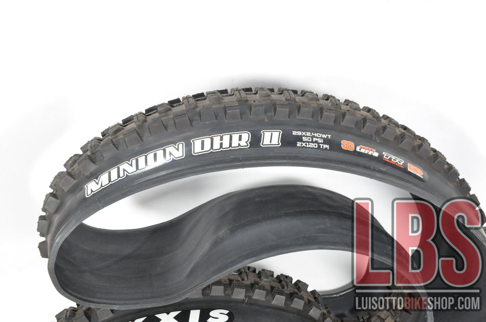 Copertone mtb enduro MAXXIS MINION DHR II  29x2,40 50PSI 2x120 TPI £C MAXX terra TR DD