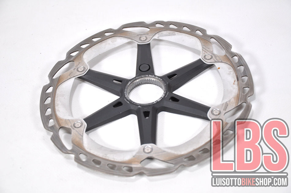 Disco Freno 2 SHIMANO  E-Bike RT-EM810 Ice-Tech Freeza 203mm Center Lock Con Magnete Anello Bloccaggio Esterno.