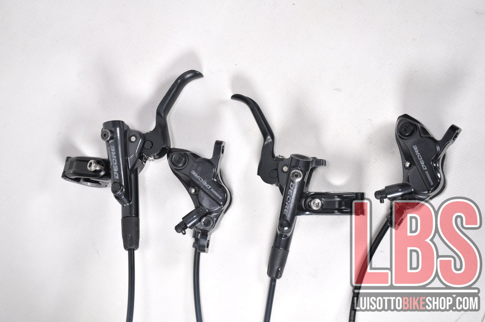 Coppia freni MTB Shimano Deore BR M6120 Bl M6100 4 pistonici.