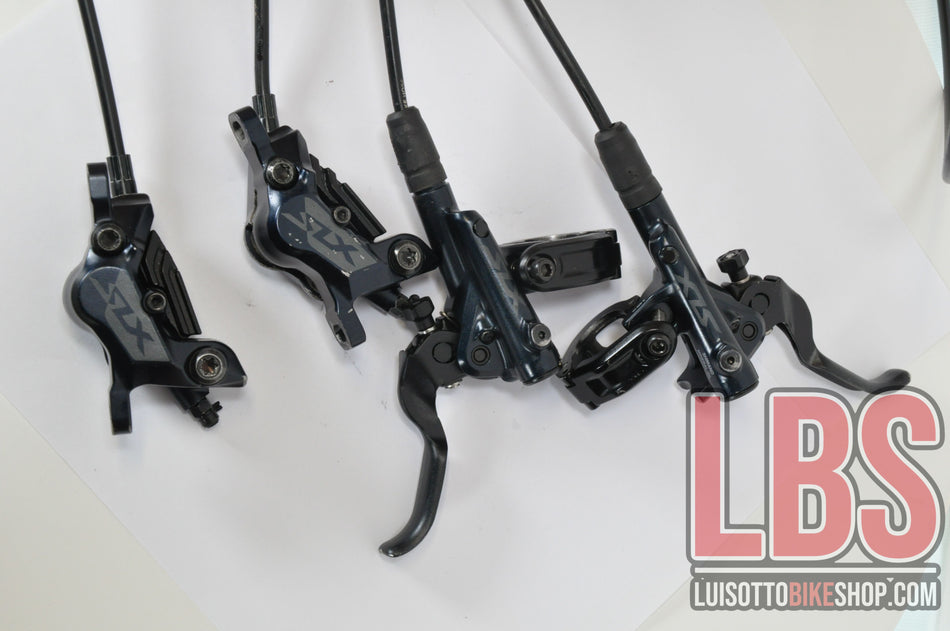 Coppia freni MTB Shimano Deore SLX BR M7120 Bl M7100. 4 pistoncini. Cod. A00517