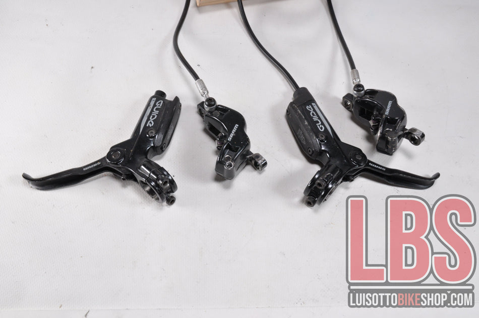 Coppia freni MTB Sram Guide T 4 pistoncini. Cod. A00578