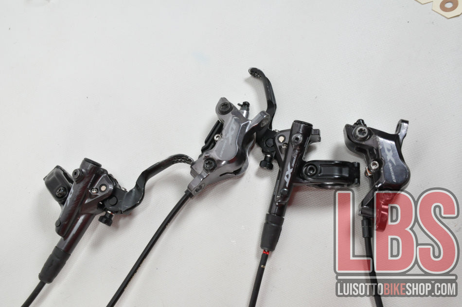Coppia  Freni Enduro Shimano XT M8120 4 pistoncini