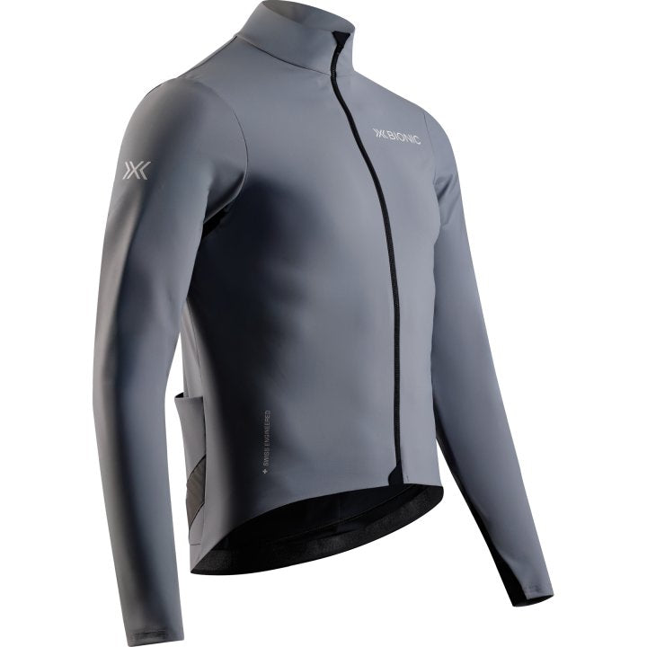 X-Bionic Giacca Ciclismo Uomo - Corefusion Ride Softshell - rhino grey. Size XL
