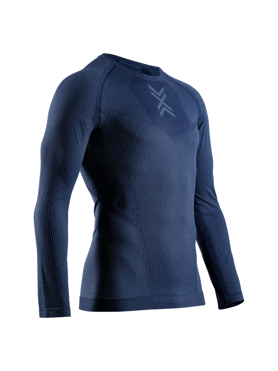 Maglia intimo running X-Bionic Xceed Run Shirt LS Men. Size XL. Color Marin.